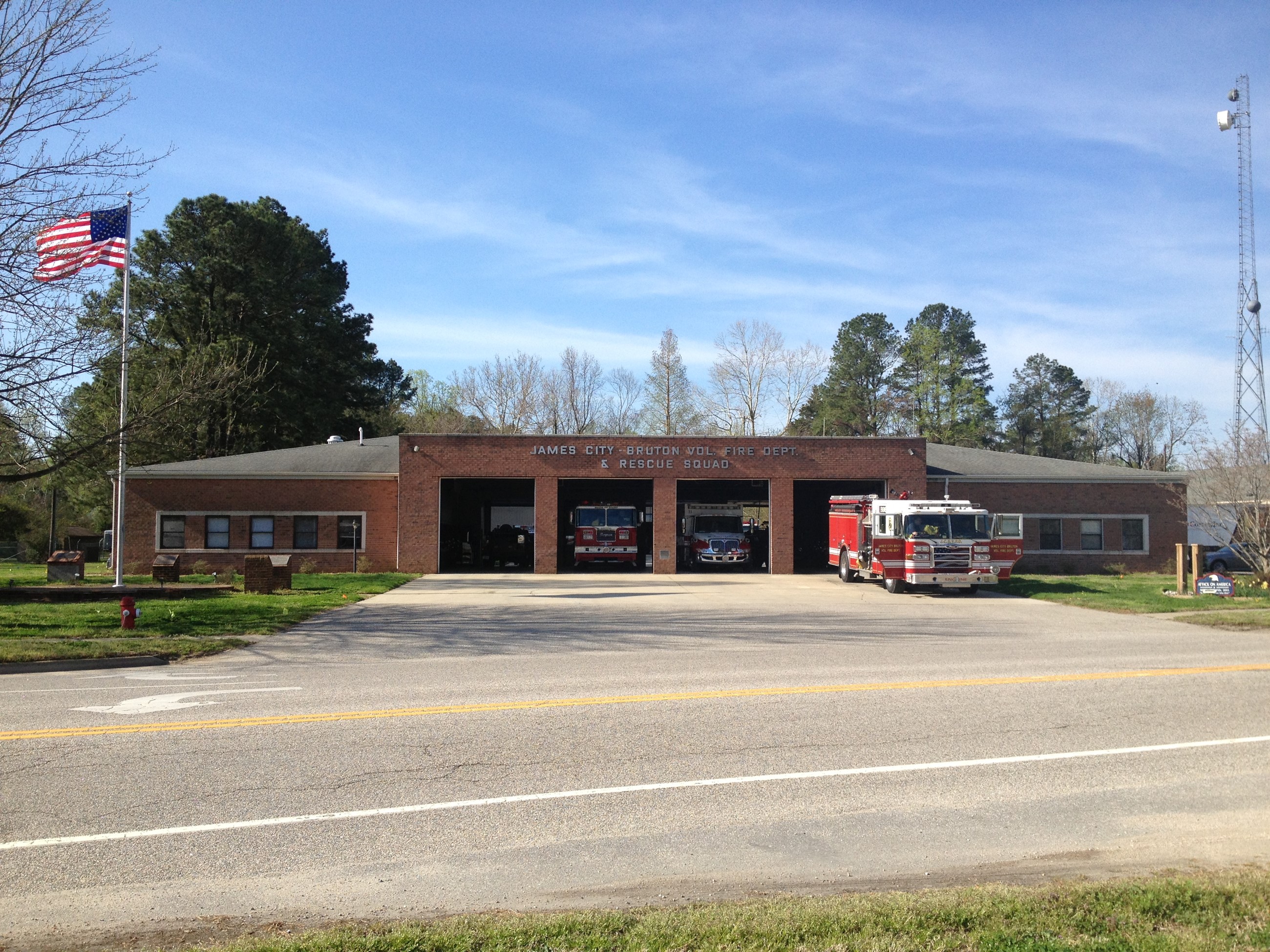 Existing Fire Station Building Front
